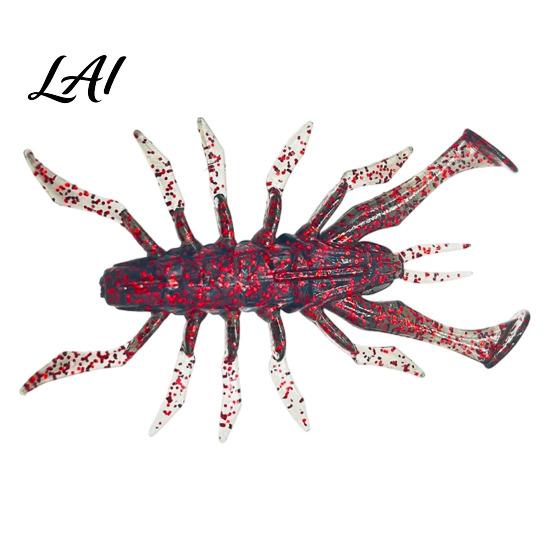 Saltwater Fishing Gear 8Pcs 6cm/2.8g Bionic Insect Soft Bait Slow Sinking Floating Artificial Lure Realistic Lures Swim Bait for Freshwater