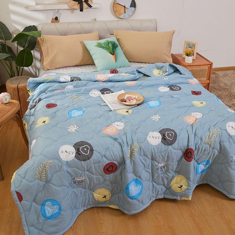 Летнее тонкое стеганое одеяло с мультяшным принтом, детское покрывало, кондиционер, одеяло, одноместное, двуспальное, размер Queen King Size
