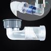 Kitchen Wash Basin Drainage Pipe Odor Proof Curved Kitchen Sink Drain Pipe Drain Downpipe Joint Tube Pipeline Accessory