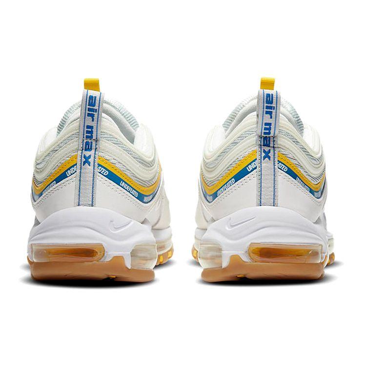 Undefeated x Nike Air Max 97 UCLA Bruins Унисекс Кроссовки Белый Парусный Аэро-голубой DC4830-100