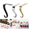 Stylish Christmas Stocking Hangers Accessory for Fireplaces Decoration With Sturdy Metal Materials Mantels Clip