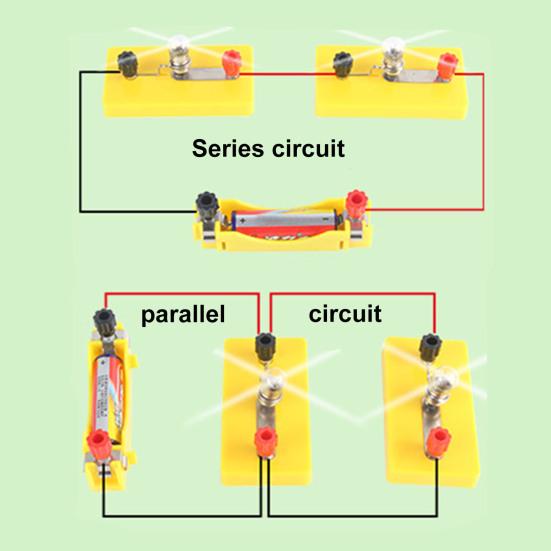 Набор для изучения физики, головоломка, практические способности, сделай сам, научная лаборатория по физике, базовый набор для обучения схемам для детей
