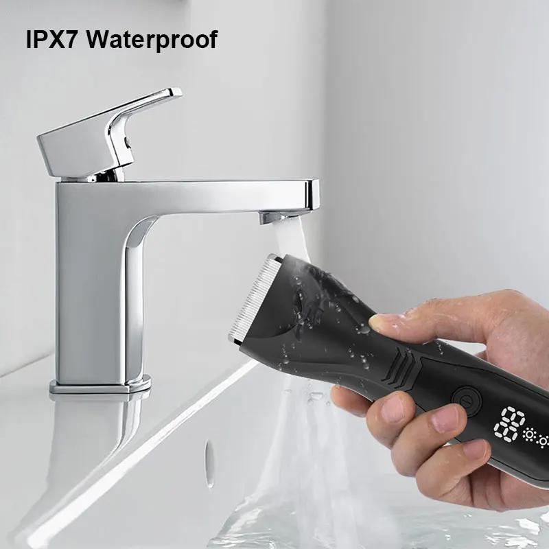 Rechargeable LED Display Hair Clipper Hair Trimmer For Men Shaver Hair Cutting Machine Barber Accessories Cut Machin Beard