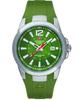 Боевые Авиационные Каучуковый Ремешок Зеленый Циферблат Кварцевые 7058.1838 100М Мужские Часы