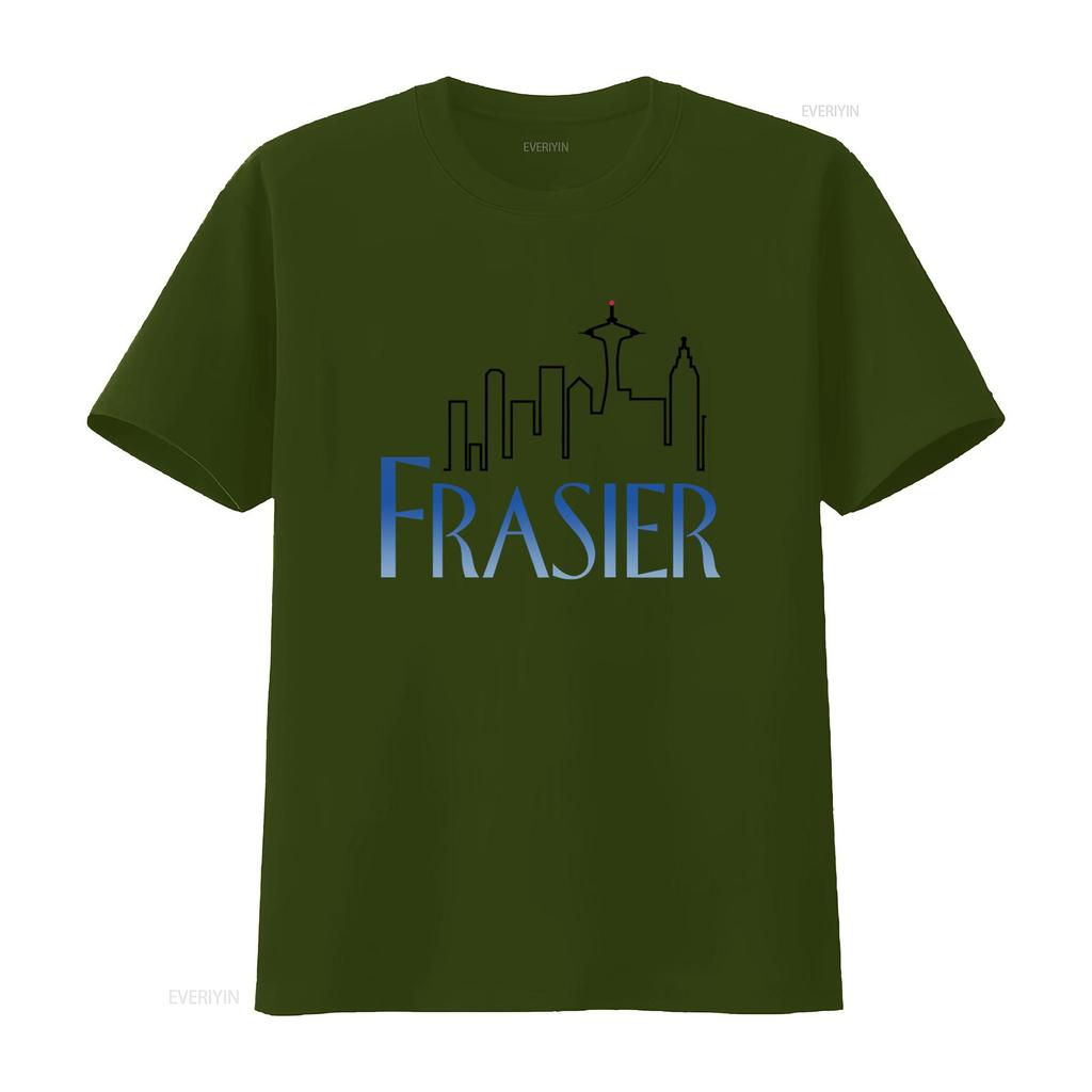 Винтажная футболка Frasier 1993 года, ТВ-промо, ситком, комедия, размер XL, белая, с дизайном Келси Грэммера, винтажная, стираная, унисекс, дизайнерская одежда