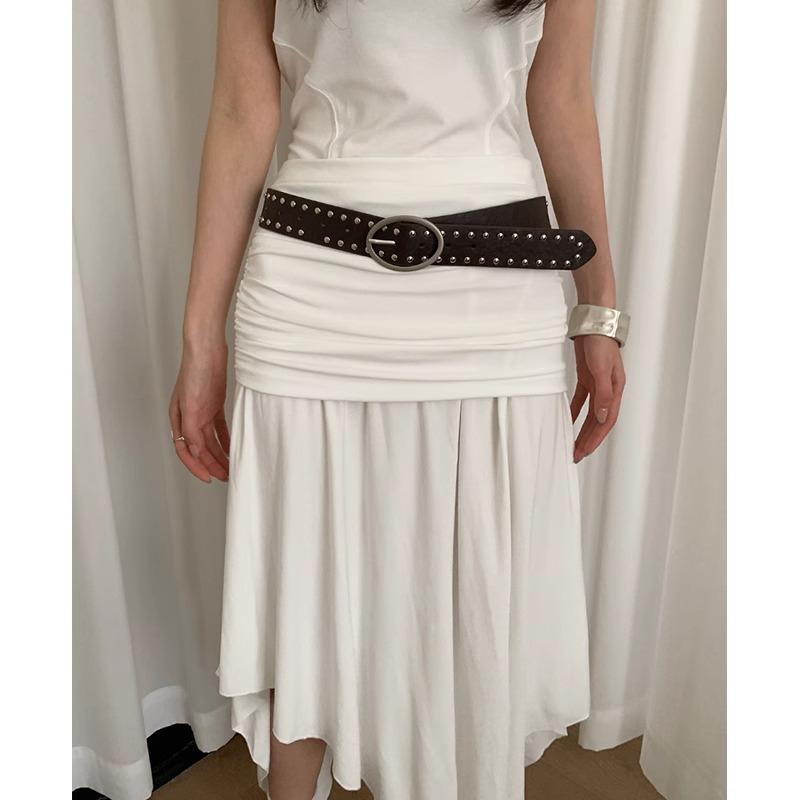 Bohemian Rivet Belt Women New High-End Design Niche With Dress Belt Trend