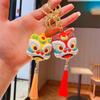 Guochao Festive Lion Awakening Keychain Pendant Exquisite New Year's Gifts Car Pendant Bag Accessories