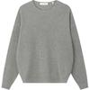 Fear of God Essentials Signature Waffle 90s Crewneck Sweater Concrete Heather Unisex Tops Grey 192SP266132F