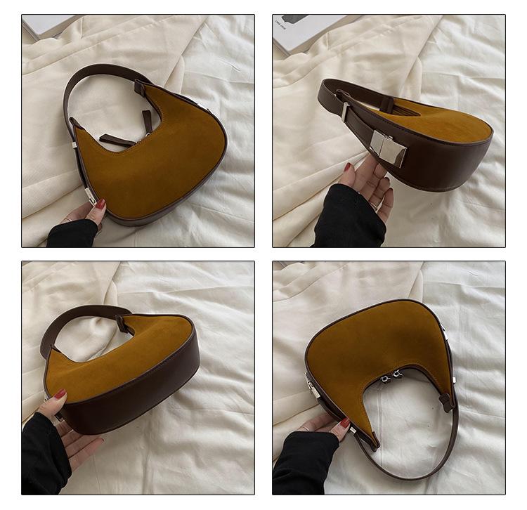 Женская матовая сумка подмышку - Высококачественная весенняя сумка-пельмень 2025 года и универсальная сумка через плечо