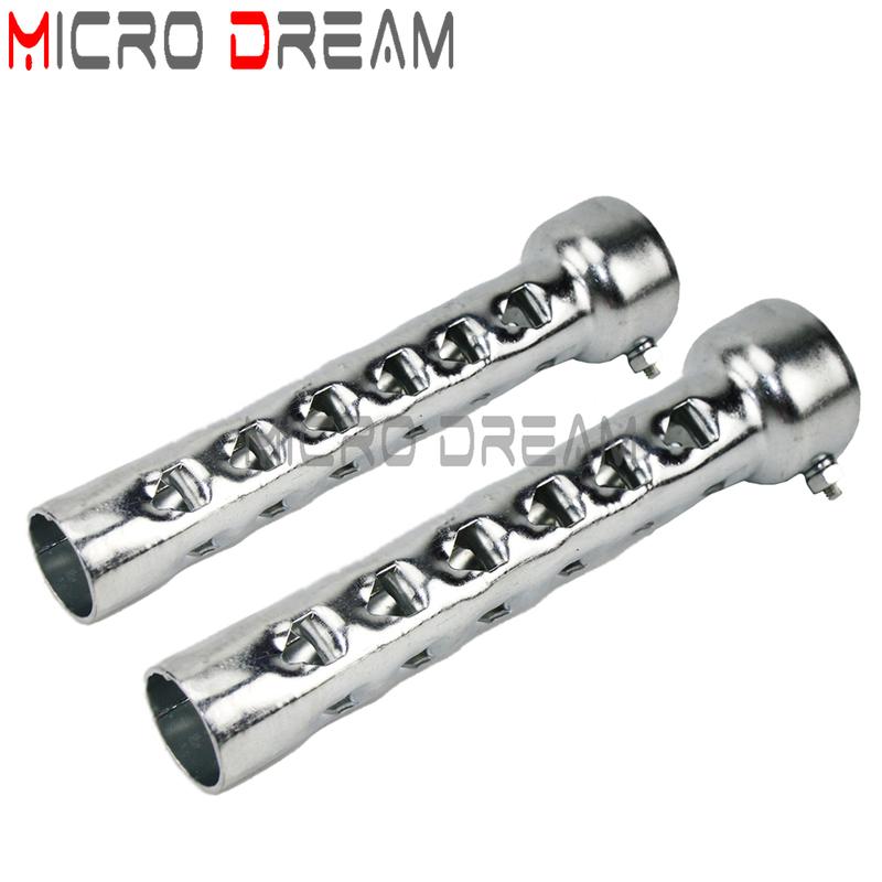 Мотоцикл 50 мм/2 дюйма Drag Pipes DB-Killer Длинный 8-дюймовый Глушитель Универсальный Для Harley Softail Dyna Street Fat Bob FLHT FXST