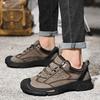 Первый слой воловьей кожи модные уличные походные туфли универсальные водонепроницаемые спортивные повседневные туфли удобные мужские уличные спортивные туфли