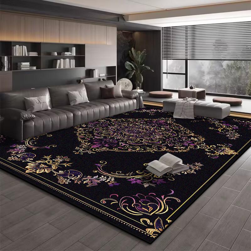 Ковер на пол для кухни в ретро европейском стиле Нескользящие ковры для украшения гостиной Домашние ковры большой площади Коврик для ковра для пола