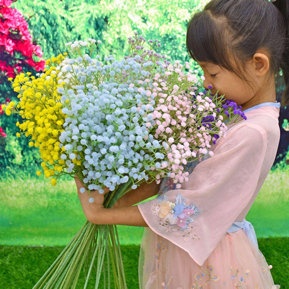 Праздничные принадлежности Искусственные растения 108 головок Искусственная гипсофила, похожая на живую цветочную композицию Baby Breath