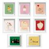 Kurahashi Rei Frame Magnet Set of 8 KHR001 Kurahashi Rei Art Frame Picture Frame Miniature Cat Black Cat