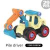 Nut Disassembly Loading Unloading Engineering Truck Excavator Bulldozer Screw Creative Tool Car Kids Puzzle Toys 4pcs/set