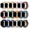 Плетеная петля для ремешка Apple Watch 44 мм 40 мм 45 мм 41 мм 42 мм 38 мм 49 мм эластичный соло-браслет IWatch Series 7 Se 3 6 Ultra 8 Band