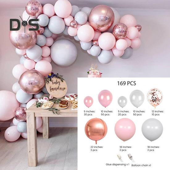 Комплект для гирлянды из воздушных шаров, набор латексных шаров для дня рождения, выпускного, детского душа, свадебного украшения