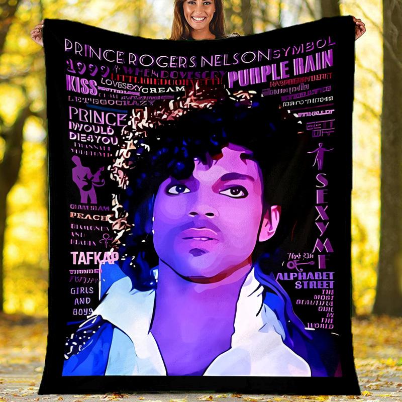 Purple Rain1 printed throw blanket—lightweight,soft,warm;versatile blanket for all seasons—perfect as &air-conditioning throw,nap blanket