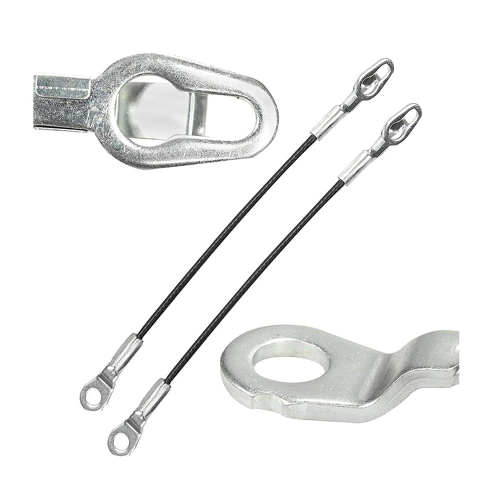 Truck Tailgate Cables Set High Tensile Strength Truck Tailgate Lift Support Cables F37Z9943052A Easy Installs for Car