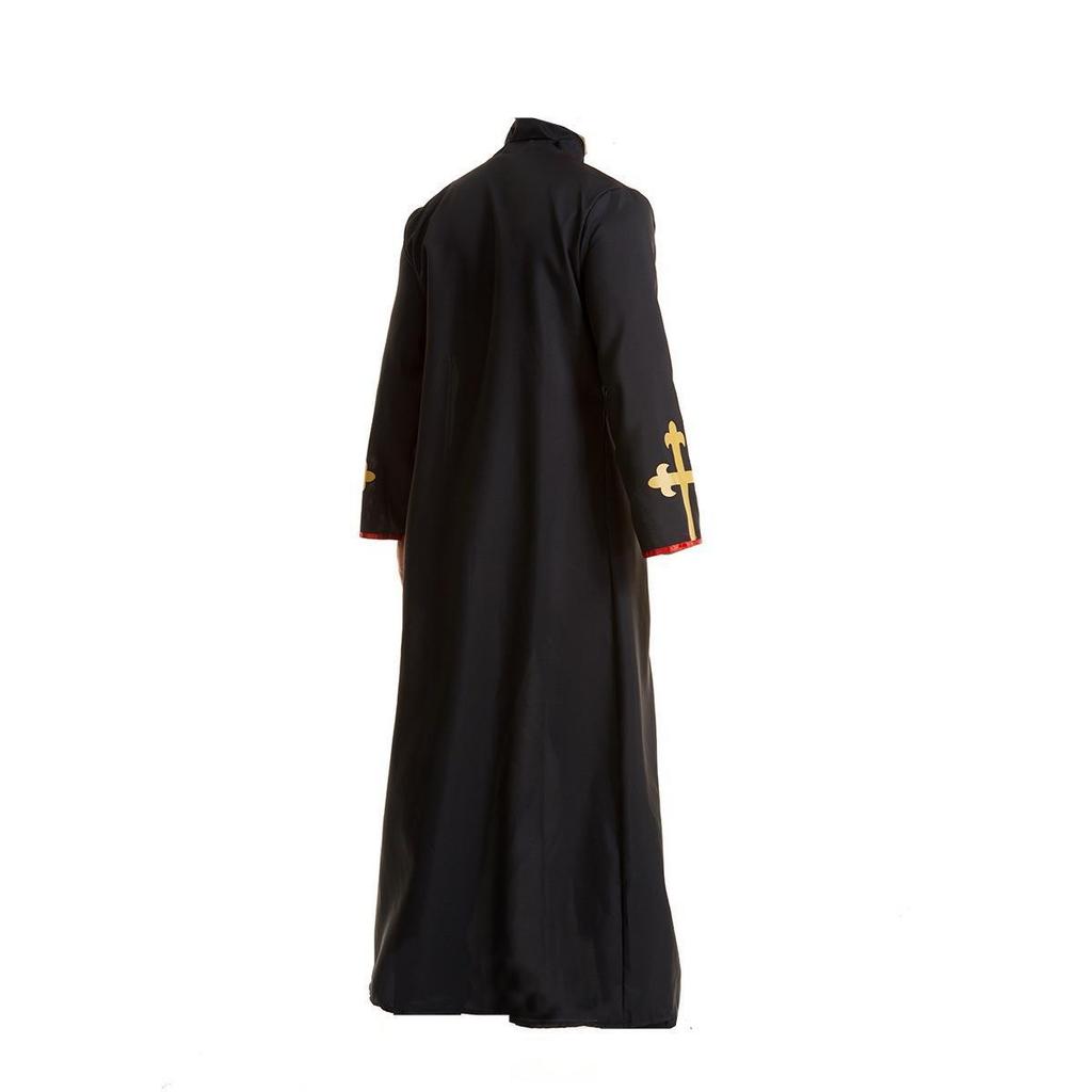 Medieval Costume Men's Wizard Priest Priest Priest Priest Robe Suit