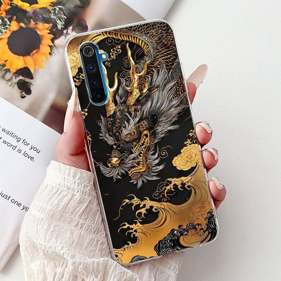 Чехол для Realme 6 Pro RMX2061 Мягкий Силикон Мультяшный Чехол для Телефона Для OPPO Realme 6 Pro Чехол Realme6 Realme 6 Pro 6i 6S 6Pro Coque