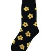 MONTH IN MONTH OUT patterned flower_BLACK&YELLOW