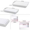 YOOUSOO 2 Pack Under Desk Storage Drawer Organizer, Hidden Slide Out Drawer Attachment, with Self - Adhesive Feature for Desktop and Table
