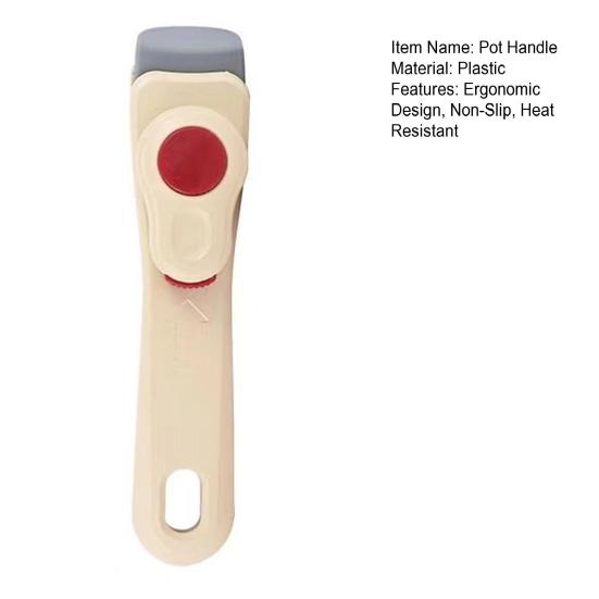 Съемная ручка для кастрюли, термостойкая, нескользящая, универсальная ручка для кастрюли с зажимом, сменная ручка для кастрюль и сковородок