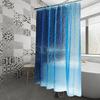 EVA Waterproof Shower Curtain Transparent Easy To Install Lightweight Comfortable Hands Feel Shower Curtain
