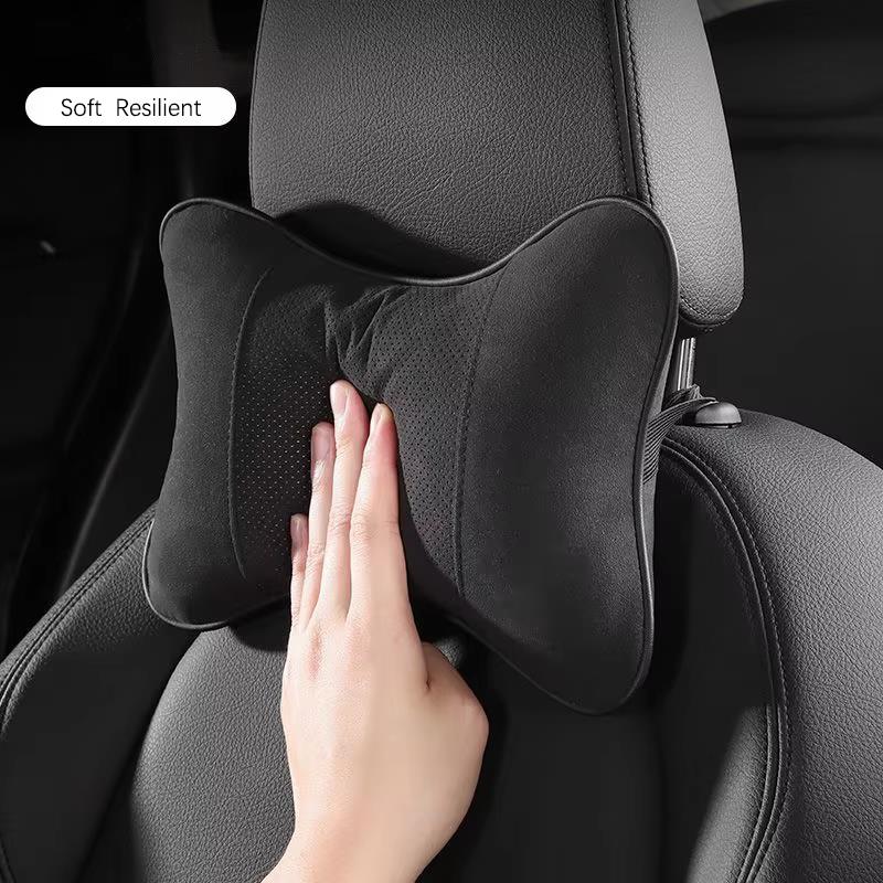 Car Seat Headrest Auto Logo Neck Spine Protect Pillow For Volvo V60 XC90 S60 C30 XC60 V50 V70 S90 XC40 S80 V90 EM90 C40 S40 S80L
