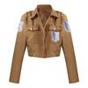 Attack On Titan Survey Corps Cosplay Jacket, Levi Mikasa Anime Uniform Costume