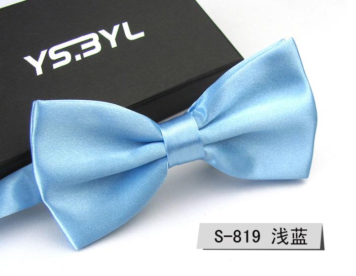 Классический готовый formalный галстук-бабочка Регулируемая шейная лента Элегантный однотонный атласный finish для мужчин и женщин Свадебная вечеринка Бизнес
