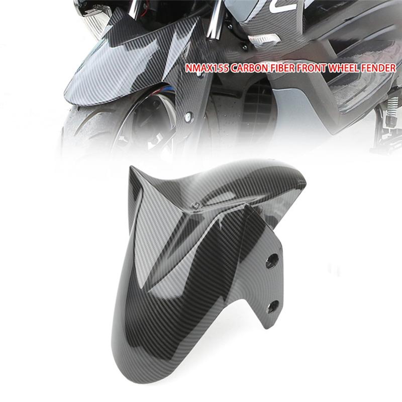 Переднее крыло-грязевик для мотоцикла Yamaha Nmax 155 2020-2024, углепластик, декоративные аксессуары