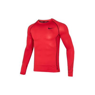Тренировочный компрессионный топ Pro Dri-FIT Dopamine с длинными рукавами и заниженными плечами, мужской, красный DD1991-657