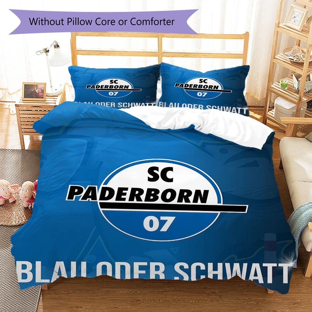 Paderborn Bedding Quilt Set Quilt Cover Pillowcase Home Decoration Birthday Gift (1 * duvet cover + 2 * pillowcase, without core)