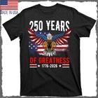 250 лет Америки Патриотический флаг США 250-летний юбилей 1776 2026 Футболка унисекс