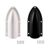 Clamshell Vent for Boat Yacht Marine Cable Vent Cover with Screws Easy Installation Clam Shell Vent Cover White/Black