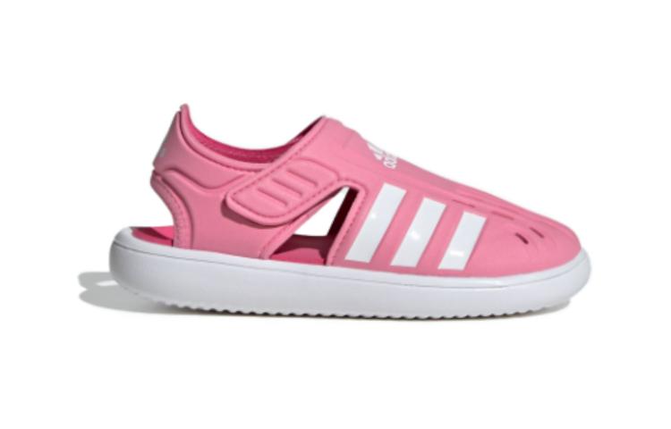 adidas Закрытые Водные Сандалии с Амортизацией, Износостойкие Детские Сандалии Розовые Дошкольные IE0165
