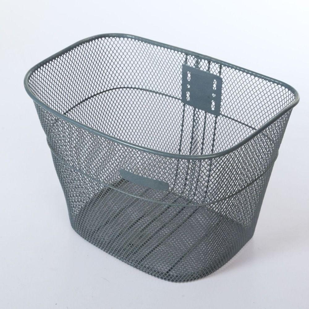 Metal Large Cart Basket Easy To Install Fixed Backpack New Bicycle Front Basket
