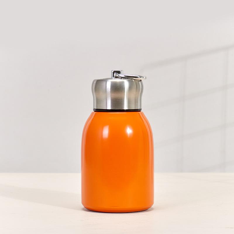 1 шт. 300 мл Мини-термокружка из нержавеющей стали для путешествий - Сохраняет напитки горячими или холодными в течение нескольких часов - Идеально подходит для кемпинга и путешествий.