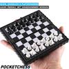 POCKETCHESS Travel Chess Chess Chessboard Magnetic Foldable