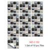 10 Pcs/set Imitation Marble PVC Ceramic Tiles for Stain Prevention Refurbished Self-adhesive Paper for Home Decoration Decorative Films Wall Stickers