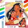 Disney Лило и Стич Масляная живопись Цифровая живопись Набор для творчества Ручная работа DIY Набор для рисования Домашний декор