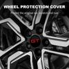 AADR1 4PCS 56+60MM GT Emblem Car Badge Wheel Center Hub Caps Sticker Rim Cover For Kia GT Ceed Rio Sportage Picanto K5 Optima Forte