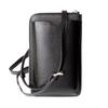 Genuine Leather Smartphone Smartphone Shoulder Cowhide Leather Wallet Shoulder Bag for Women [masamilk] Pouch, Bag, (Black)