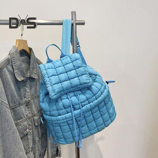 18л стеганый рюкзак для женщин пуховик походный рюкзак верхний клапан затягивающийся рюкзак подкладка дорожная сумка облако спортзал