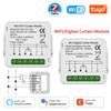 Tuya ZigBee WiFi Умный модуль переключателя штор Рулонные шторы Жалюзи Электропривод Умная жизнь Голосовое управление для Alexa Google Home