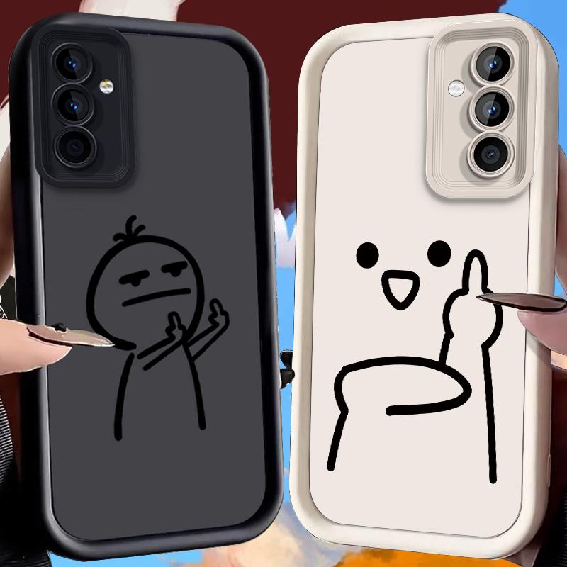 Чехол для телефона Stickman для Samsung Galaxy S25 S24 S23 S22 S21 Ultra 24 FE Plus A15 A35 A50 A51 A54 A55 Защитный чехол от ударов