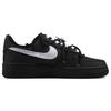 Nike Air Force 1 Черный Воин Термозащита Низкие Кеды для Скейтборда Женские Матовый Черный Серебристый DD8959-001(КомандаJ-)