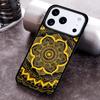 Чехол для телефона с цветочным тотемом Мандала для iPhone 17 16 15 Pro Max Air 14 13 12 11 Plus Ударопрочный Capa Чехол